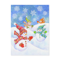 SnowGirls Post Card