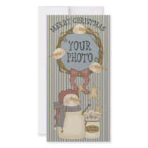 Snowheads Christmas photo cards by RainbowCards Snowheads Christmas photo cards
