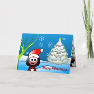 Snowing Christmas Card card