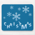 Snowing Christmas mousepads by tshirtdujour Snowing Christmas mousepads
