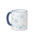 Snowing Christmas mugs by tshirtdujour Snowing Christmas mugs