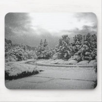 Snowing in Sedona, mousepad by design_girl Snowing in Sedona, mousepad
