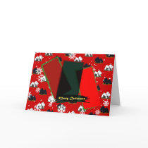 Snowing Xmas Scotties and Westies cards