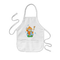 Snowkid Christmas Apron for Kids by kidsonly Snowkid Christmas Apron for Kids