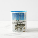 Snowland Lone Wolf Mug mugs