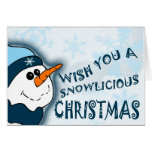 Snowlicious Christmas Card