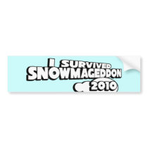 Snowmageddon Bumper Sticker