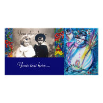SNOWMAN 2 photo cards by bulgan_lumini SNOWMAN 2 photo cards