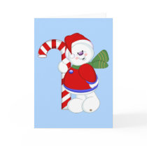 Snowman and Candycane cards