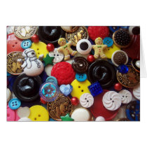 Snowman and Gingerbread Men Buttons cards
