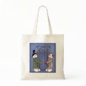 Snowman and Sledge - Christmas Design bags by Christmas_Store Snowman and Sledge - Christmas Design bags