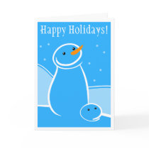 Snowman and Steve Sketch cards by Swazzle Snowman and Steve Sketch cards