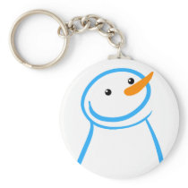 Snowman and Steve Sketch keychains