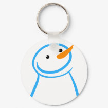 Snowman and Steve Sketch keychains
