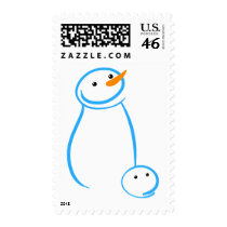 Snowman and Steve Sketch stamps