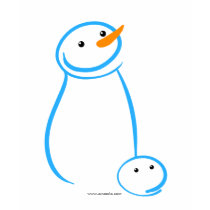 Snowman and Steve Sketch t-shirts