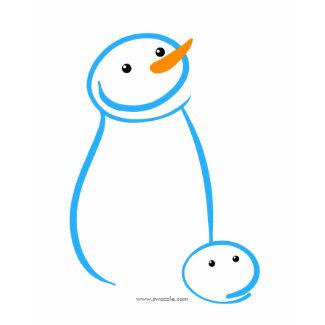 Snowman and Steve Sketch shirt