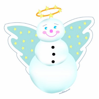 Snowman Angel Ornament Photo Cut Out by imagefactory