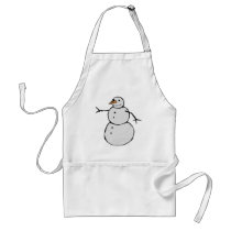 Snowman aprons