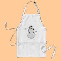 Snowman aprons