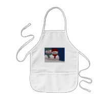 Snowman apron aprons