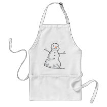Snowman Aprons