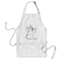 Snowman Aprons