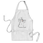 Snowman aprons