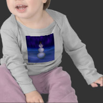 Snowman at Night t-shirts by rclord Snowman at Night t-shirts
