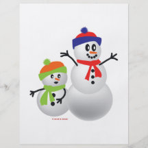 Snowman & Baby Flyers