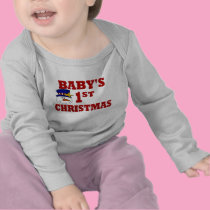 Snowman Baby's 1ST Christmas t-shirts