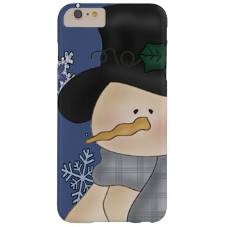 Snowman Barely There iPhone 6 Plus Case