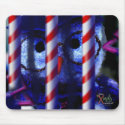 Snowman Behind Bars Mousepad by savexmasnow Snowman Behind Bars Mousepad