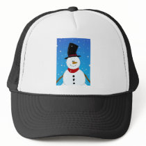 Snowman - Blue hats