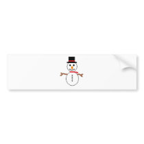 snowman bumper stickers