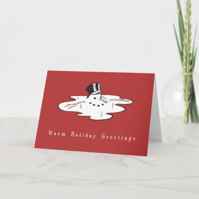 Snowman Business Christmas Cards