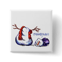 Snowman buttons
