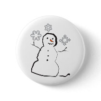 Snowman Button