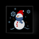 Snowman button buttons