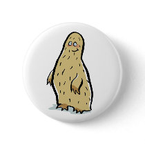 snowman pinback button