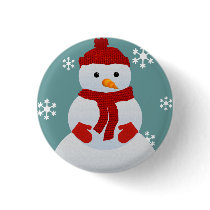 Snowman Button by litabug Snowman Button