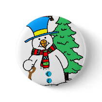 Snowman buttons