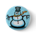 Snowman buttons by FunGraphix Snowman buttons