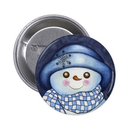 Snowman Button