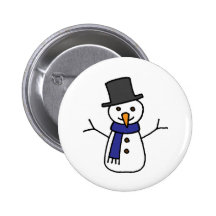 Snowman Button