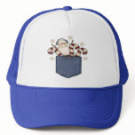 Snowman Candy Cane Christmas Hat
