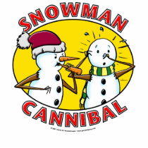Snowman Cannibal photo sculptures