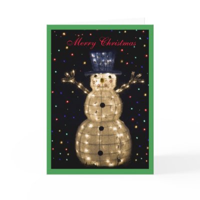 Snowman cards