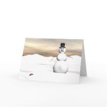 Snowman cards by woodengraphics Snowman cards