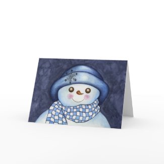 Snowman Card card